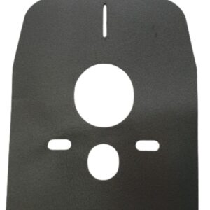 Mata izolująca WC czarna