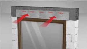 Aluthermo montaż na nadprożach